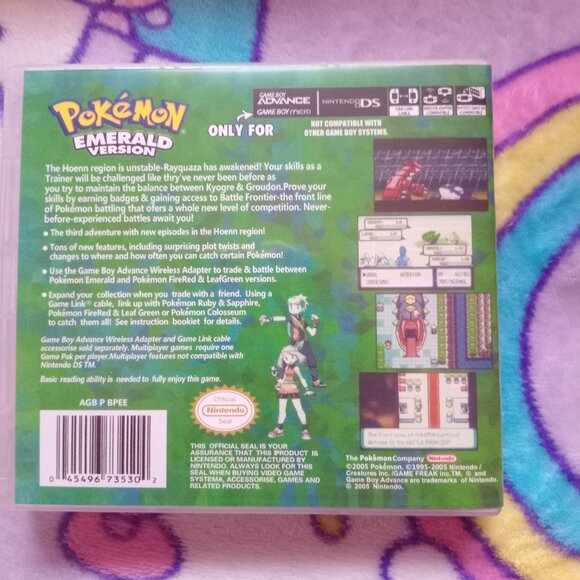Pokemon Emerald Version GBA - Picture 2 of 3
